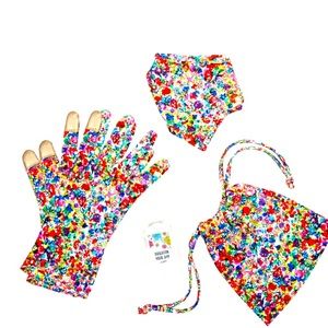 Brighton Set Safety 1st Face Mask, gloves, sanitizer and pouch/bag